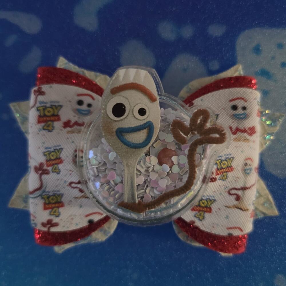 Forky Toy story 4 hair bow